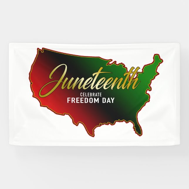 Pan African, Juneteenth  Banner (Horizontal)