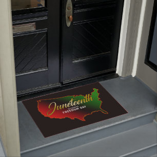 Pan African, Juneteenth Doormat