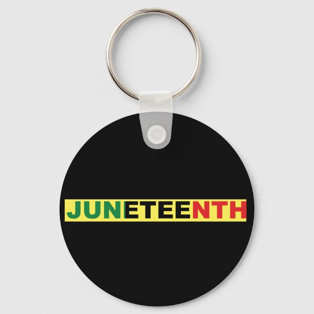 Pan African, Juneteenth Keychain (Front)