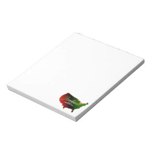Pan African, Juneteenth Notepad