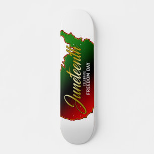 Pan African, Juneteenth Skateboard