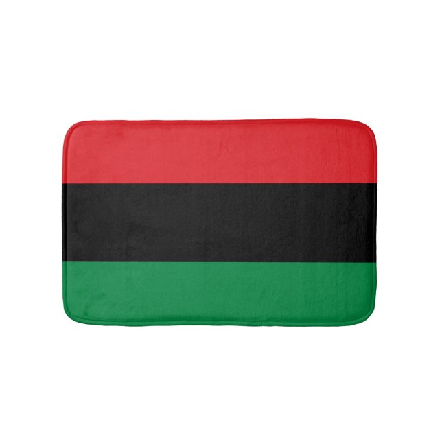 Pan African UNIA Flag Bath Mat (Front)