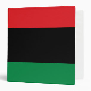 Pan African UNIA Flag Binder
