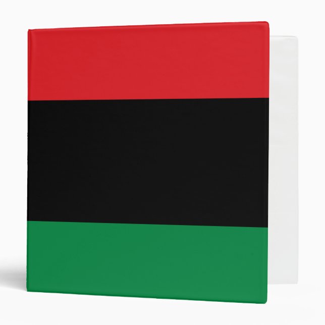 Pan African UNIA Flag Binder (Front/Inside)