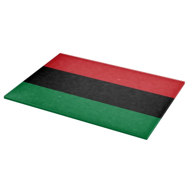 Pan African UNIA Flag Cutting Board (Corner)