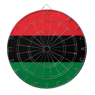 Pan African UNIA Flag Dartboard