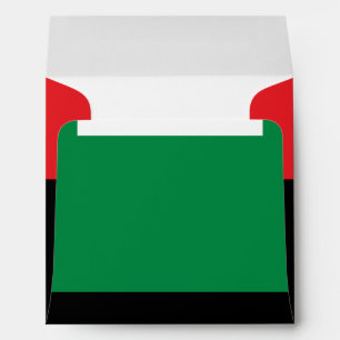 Pan African UNIA Flag Envelope
