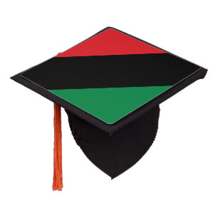 Pan African UNIA Flag Graduation Cap Topper