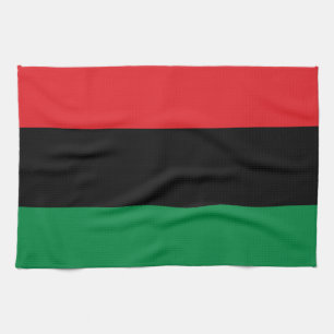 Pan African UNIA Flag Kitchen Towel