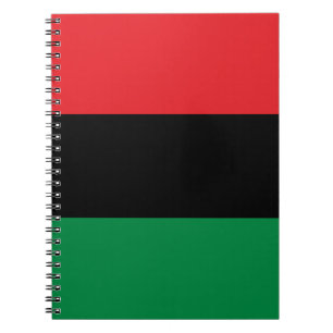 Pan African UNIA Flag Notebook