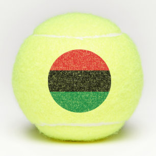 Pan African UNIA Flag Tennis Balls