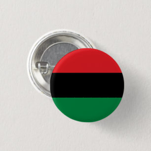 Pan-African UNIA Kwanzaa flag 1 Inch Round Button