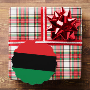 Pan-African UNIA Kwanzaa flag Ornament Card