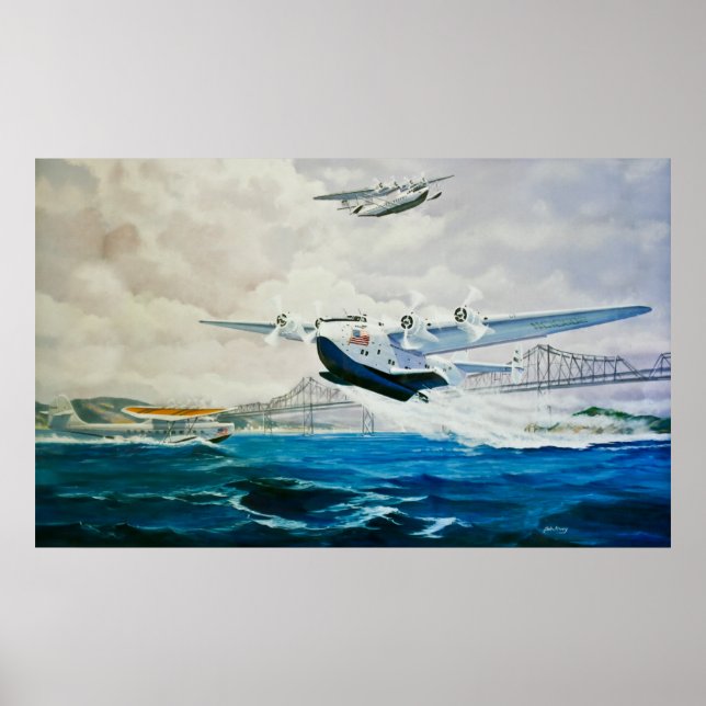 Pan American Clippers Canvas Poster (Front)