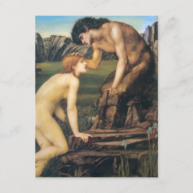 Pan and Psyche - Edward Burne-Jones Postcard (Front)