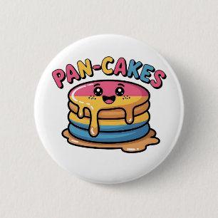 Pan-Cakes Funny Pansexual LGBTQ Funny Pride 2 Inch Round Button