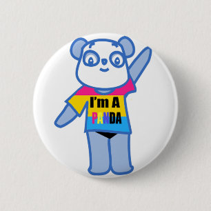 Pan-Da Pride Button