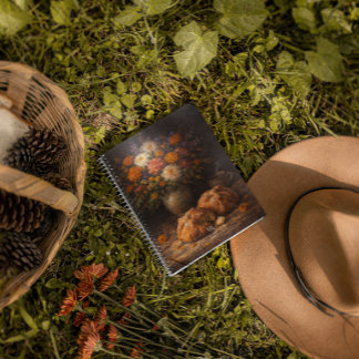 Pan de Muerto Floral Still Life | Monogram Notebook