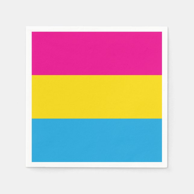 Pan Flag Napkin (Front)