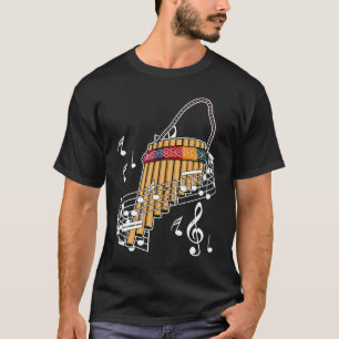 Pan Flute Musical Instrument  4 T-Shirt