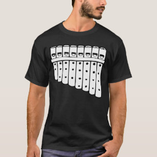 Pan Flute Musical Instrument Flutist T-Shirt
