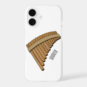 Pan flute / panpipes cartoon illustration