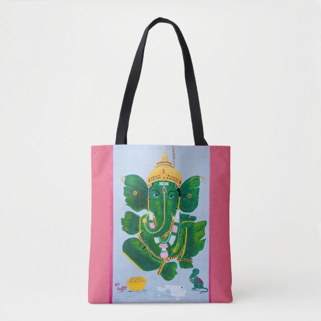 Pan Leaf Ganesh Tote (Front)