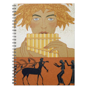 Pan Piper, illustration from 'Les Mythes' by Paul Notebook