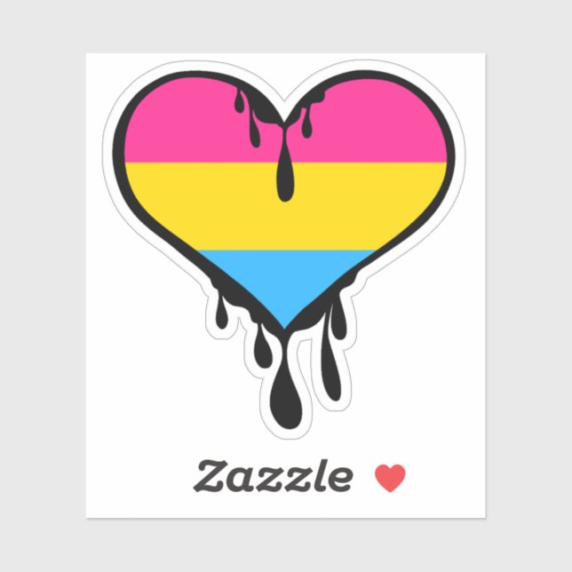Pan Pride Dripping Heart (Sheet)