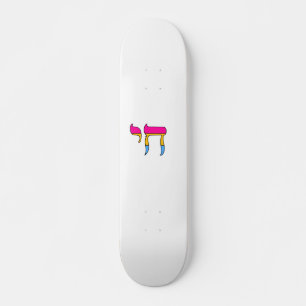 Pan Pride Flag Chai Skateboard