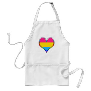 Pan Pride Heart Adult Apron