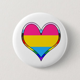 Pan Pride Heart Button