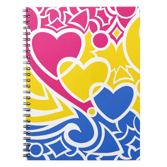 Pan Pride Squiggles Notebook (Front)