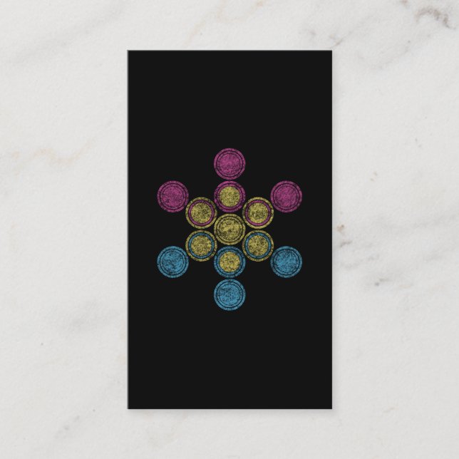 pan Sacred circles Business Card (Front)