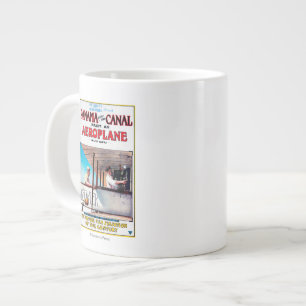 Panama and the Canal Aeroplane Movie Promo Poste Large Coffee Mug