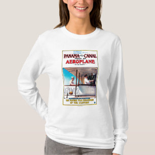 Panama and the Canal Aeroplane Movie Promo Poste T-Shirt