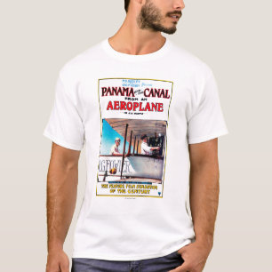 Panama and the Canal Aeroplane Movie Promo Poster T-Shirt
