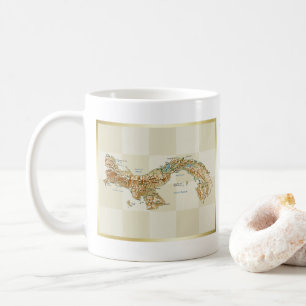 Panama Banner + Map Mug