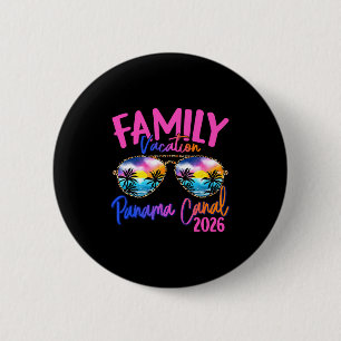 Panama C Vacation 2026 Souvenir Matching Family Gr 2 Inch Round Button
