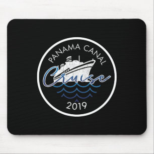 Panama Canal Cruise 2019 Distressed Vacation Gift Mouse Pad