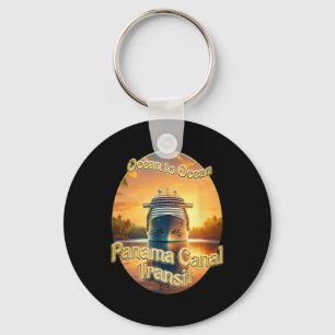 Panama Canal Cruise Ship Transit Keychain