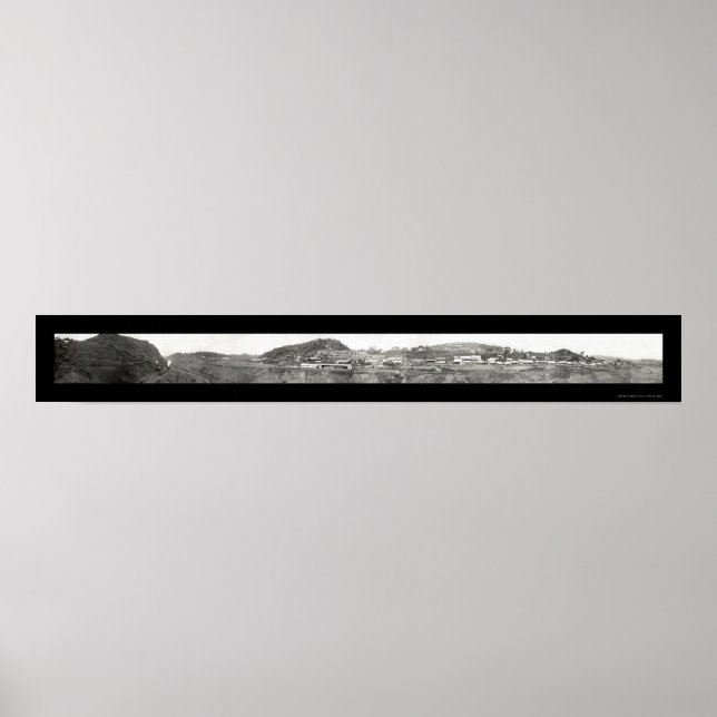 Panama Canal Culebra Photo 1906 Poster (Front)