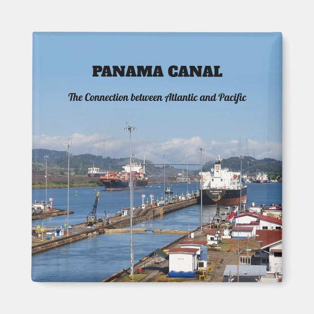 Panama Canal (customizable) Magnet (Front)
