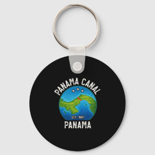 Panama Canal Est.1881  Keychain