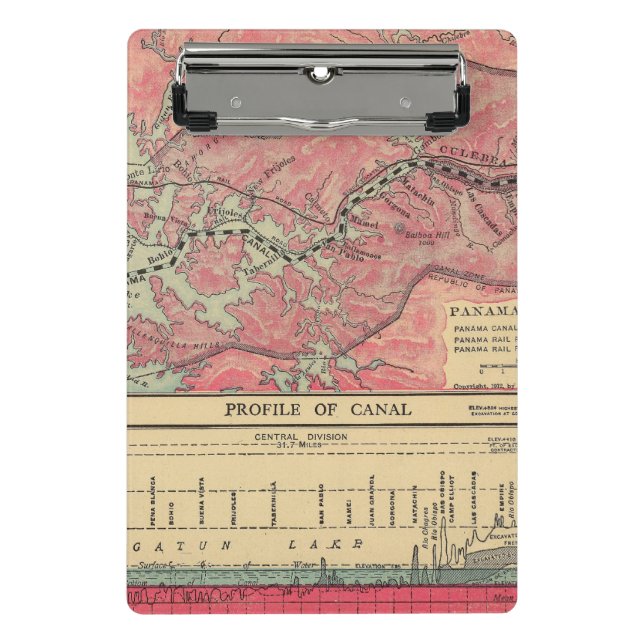 Panama Canal Mini Clipboard (Front)