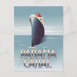 Panama Canal Postcard