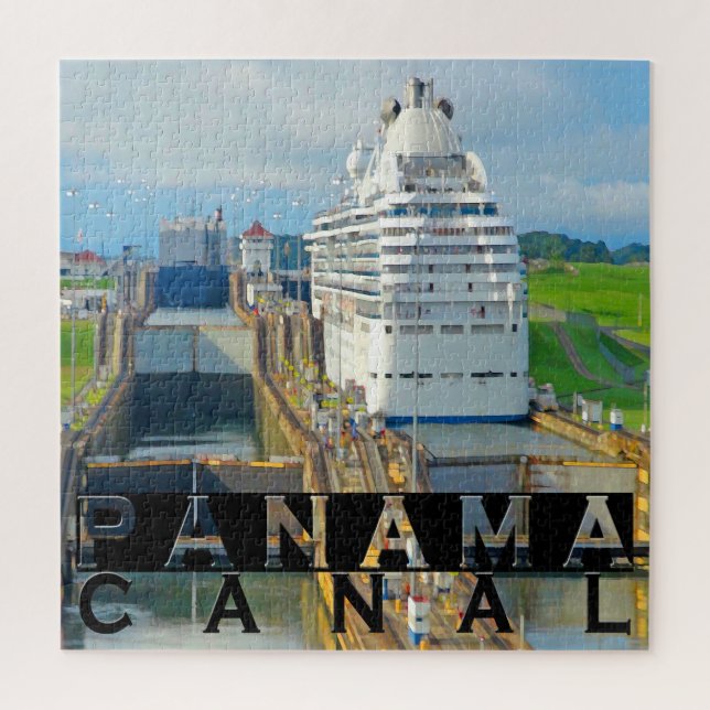 Panama Canal Square Puzzle (Vertical)