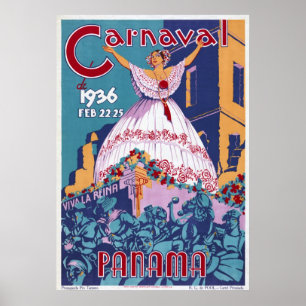 Panama Carnaval Poster