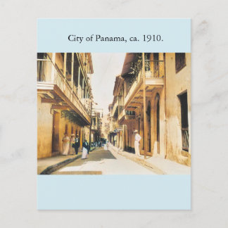Panama Casco Viejo old photo repro Flyer