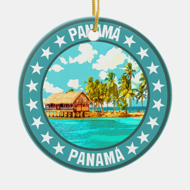 Panama                                             ceramic ornament (Front)